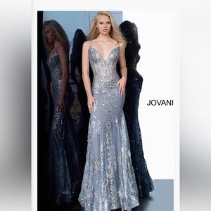 Brand New with tags Jovani Prom dress size 14 Style Number 3675A color is Ink